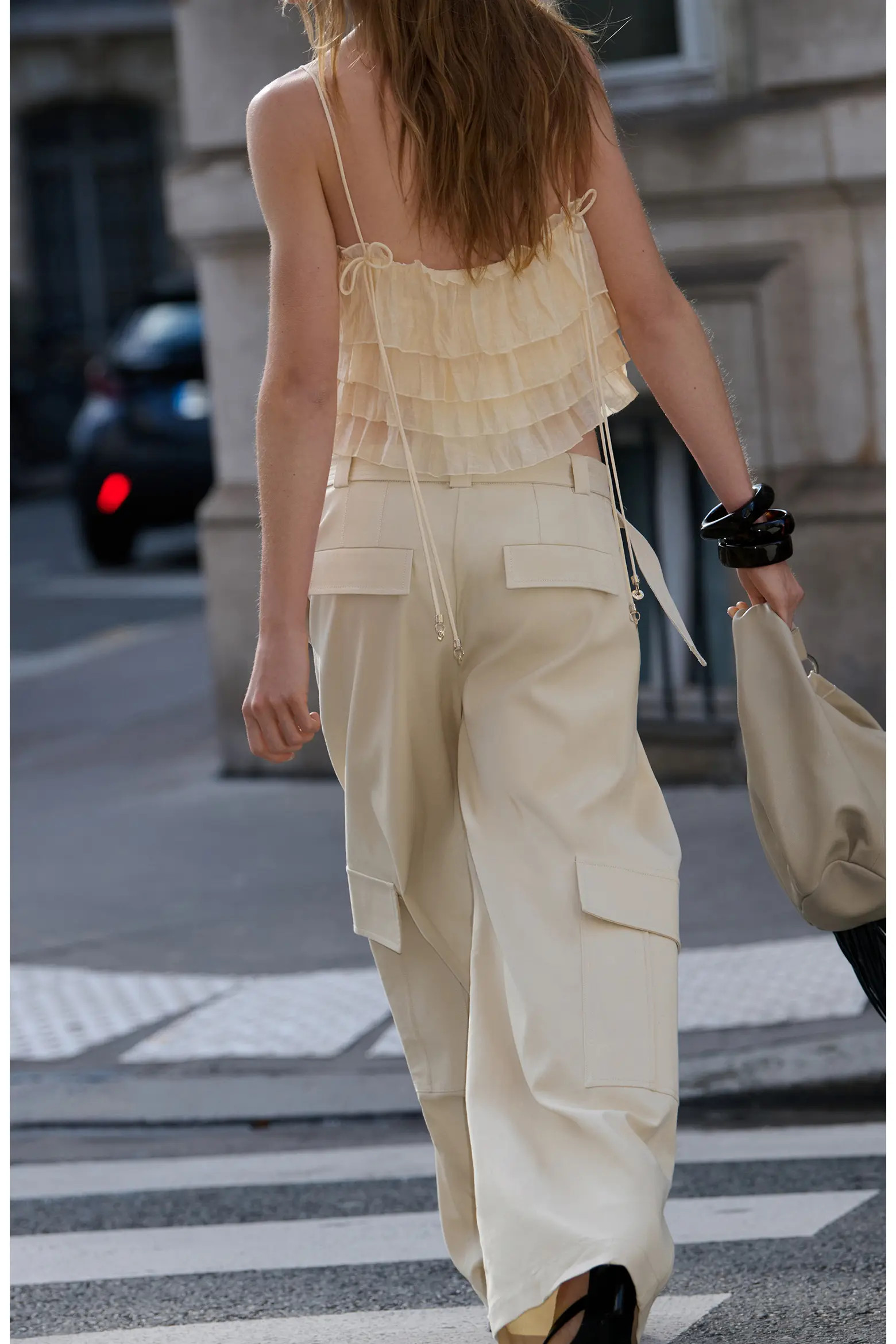 Layered Ruffle Crop Camisole (Women) | Nordstrom | Nordstrom