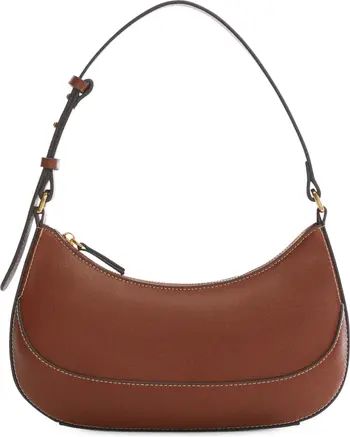 MANGO Oval Faux Leather Shoulder Bag | Nordstrom | Nordstrom