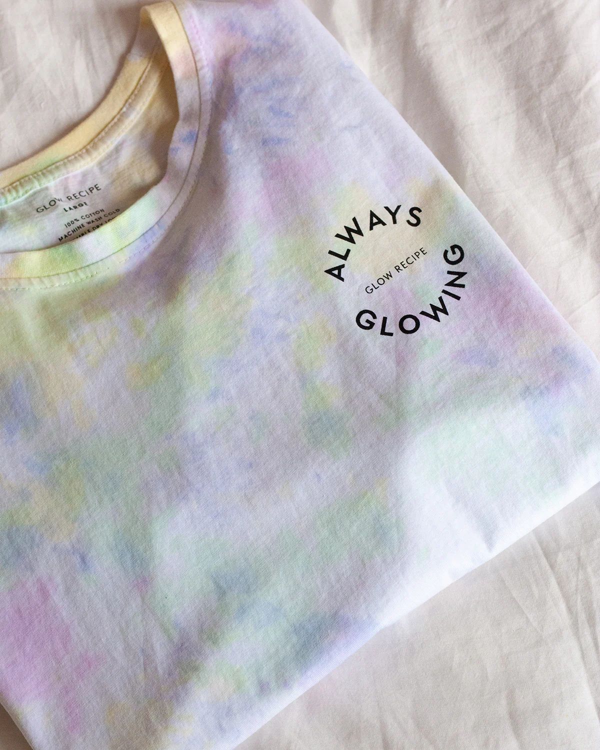Always Glowing Tie Dye T-Shirt | Glow Recipe