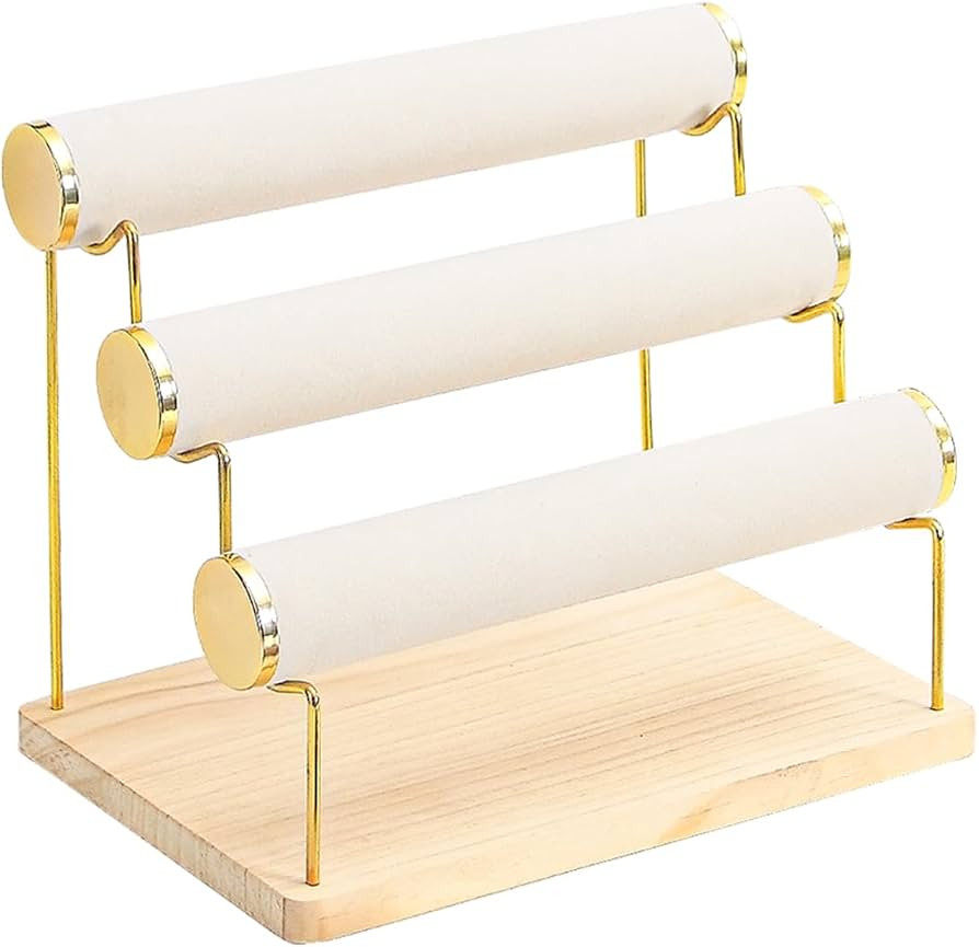 Bracelet Holder, Bracelet Displays for Vendors, 3 Tier Jewelry Organizer Stand for Selling, Jewel... | Amazon (US)