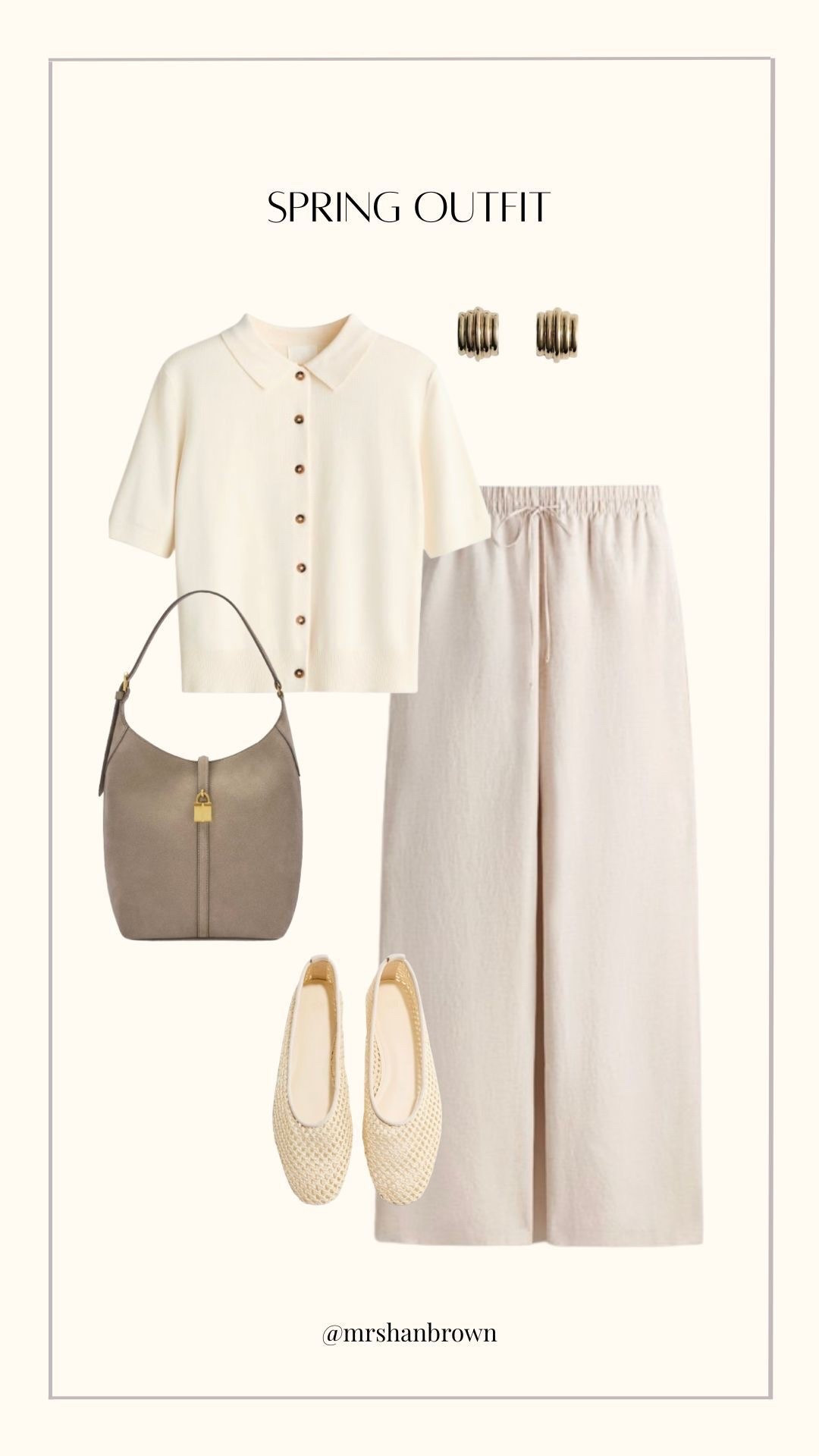 The perfect throw-on neutral outfit 🫶🏼

Spring outfit, wide leg trousers, linen trousers, cardigan, neutral, ballet flats 

#LTKsummer #LTKspring #LTKuk