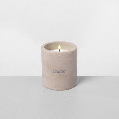 Cement Redwood Candle - Hearth & Hand™ with Magnolia | Target
