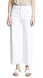 HUDSON Women's Holly Wide Leg Cropped Jeans, White, 31 | Amazon (US)