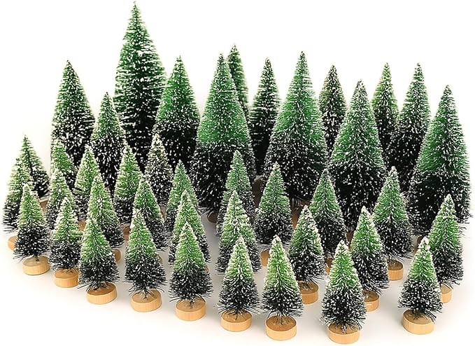 Desktop Miniature Pine Tree Tabletop Christmas Tree Small Pine Tree Decor Christmas Tree Toppers ... | Amazon (US)