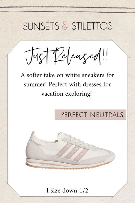 New adidas drop! These neutral beauties are a perfect staple for your summer outfit!

#LTKShoeCrush #LTKStyleTip #LTKFindsUnder100