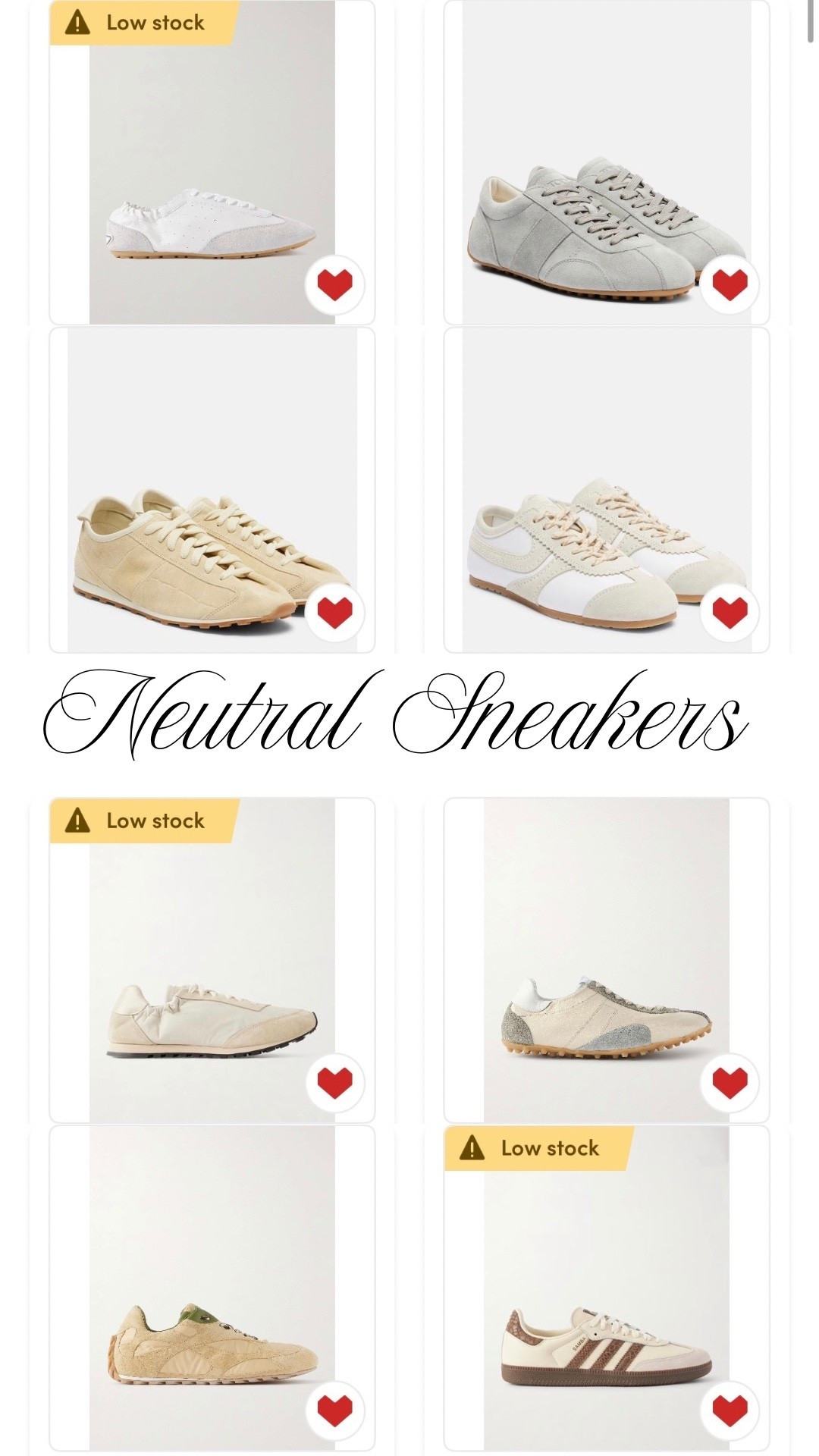 Neutral sneakers 

#LTKdayinmylife #LTKgrwm #LTKootd