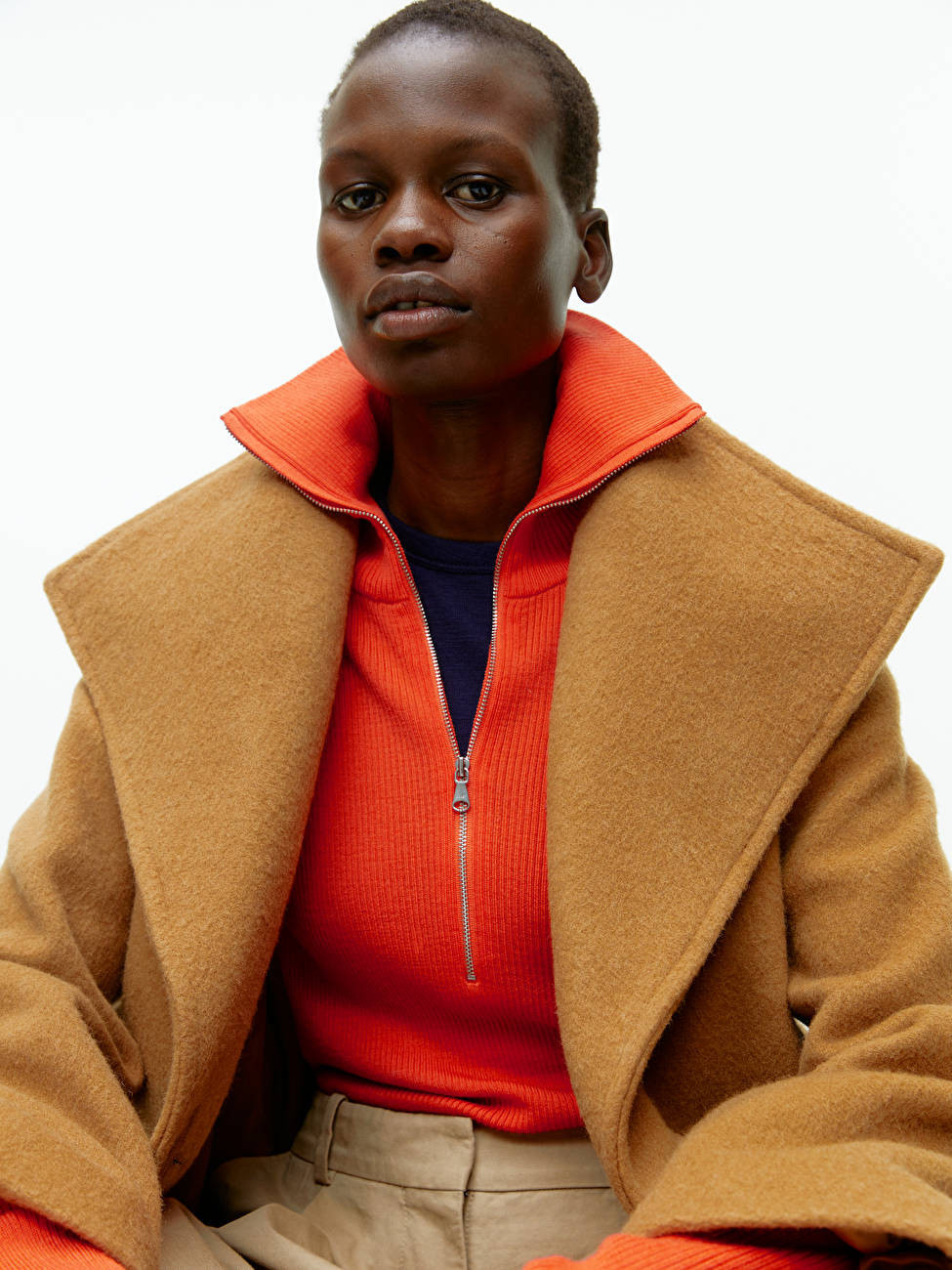 Merino Wool Half-Zip Jumper | ARKET (US&UK)