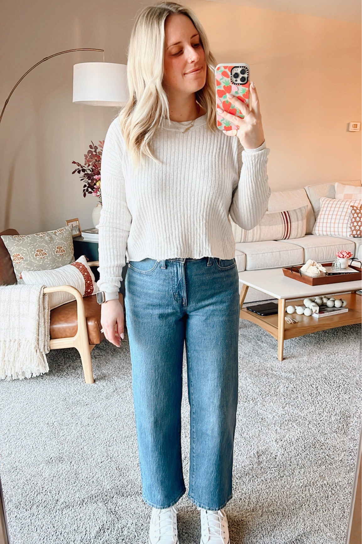 Perfect vintage wide leg Madewell jean 

#LTKsalealert #LTKFestival #LTKworkwear