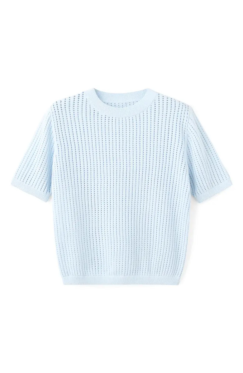 Pera Open Stitch Crewneck Sweater | Nordstrom