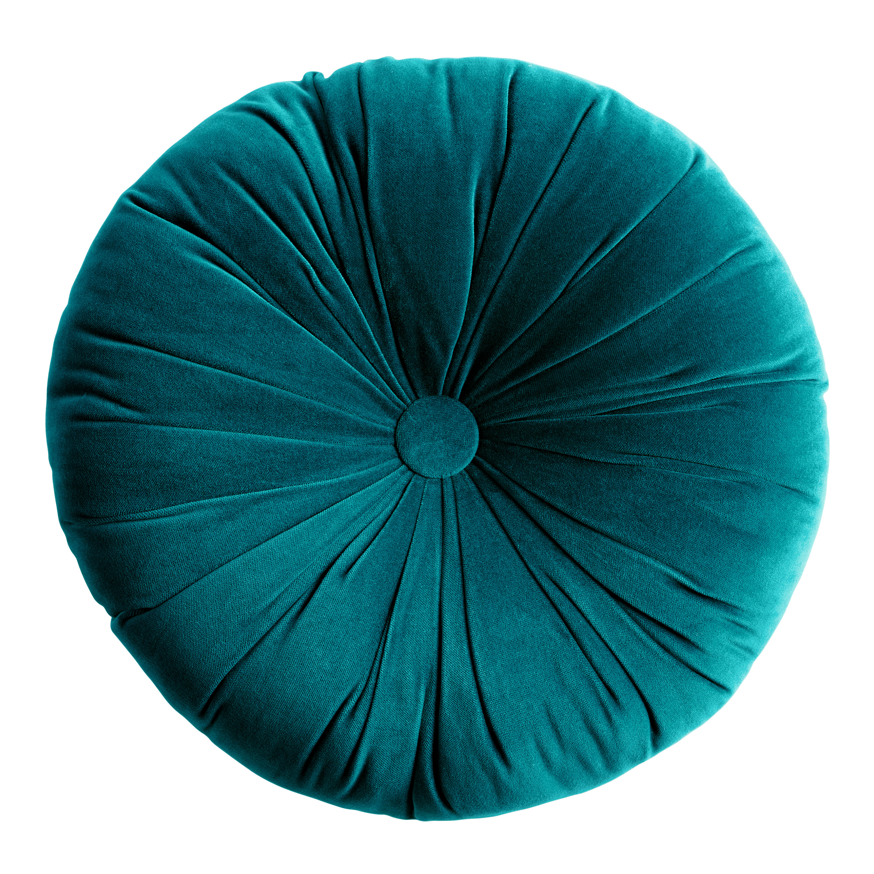 Round Tufted Velvet Throw Pillow | World Market