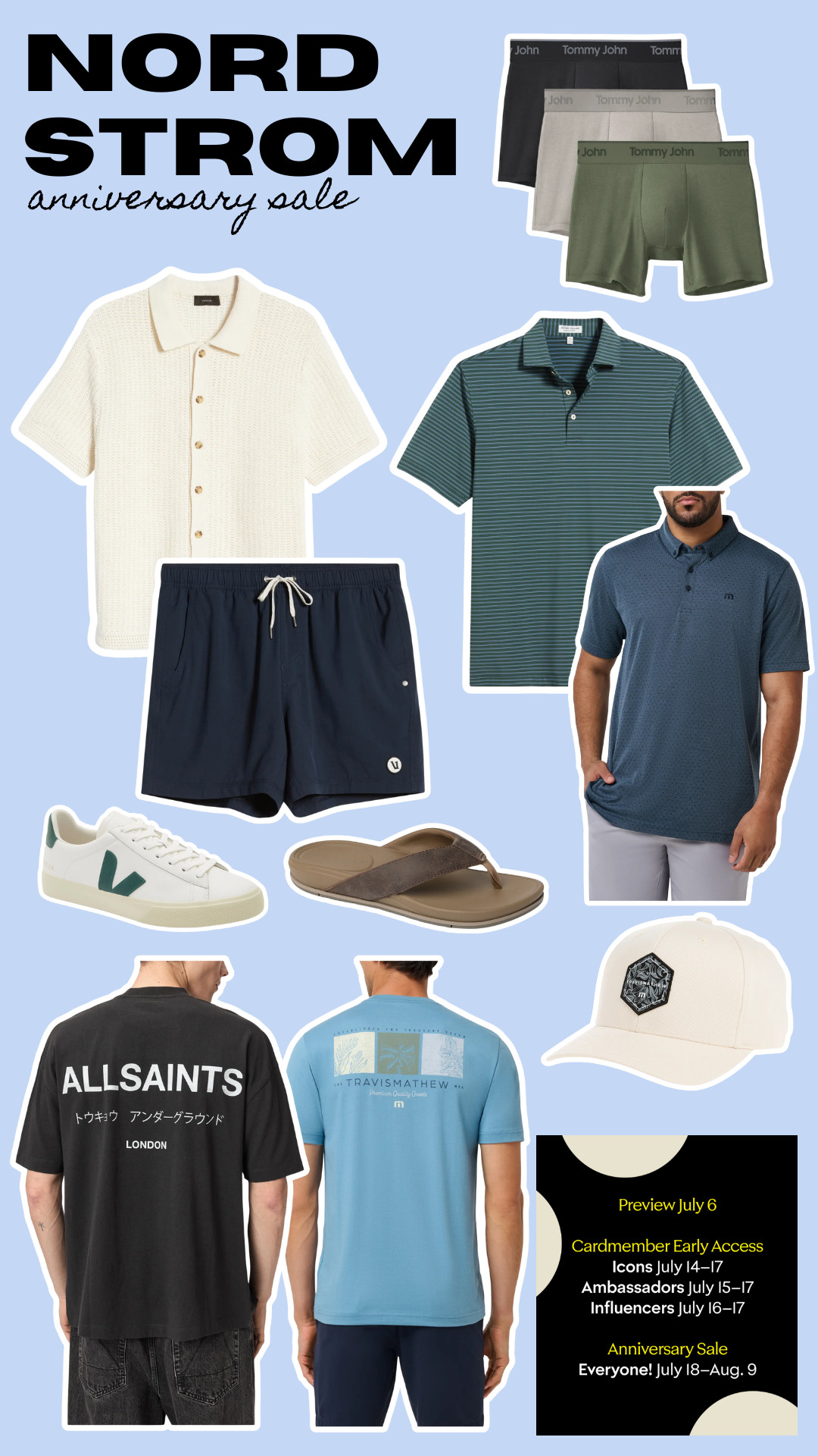 It's that time of year! The Nordstrom Anniversary sale starts today for cardholders with the Icon status and will be open to everyone starting on July 18-August 9!


nordstrom sale, nordstrom anniversary sale, nordstrom, nordstrom edit, anniversary sale 

 #LTKSaleAlert #LTKMens