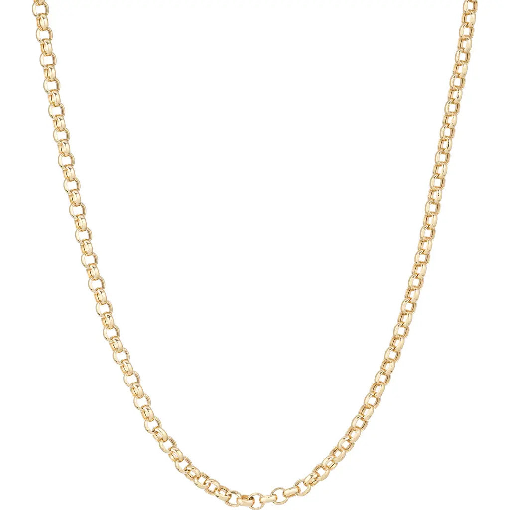 Adina Reyter Rolo Chain Necklace in Yellow at Nordstrom, Size 18 | Nordstrom