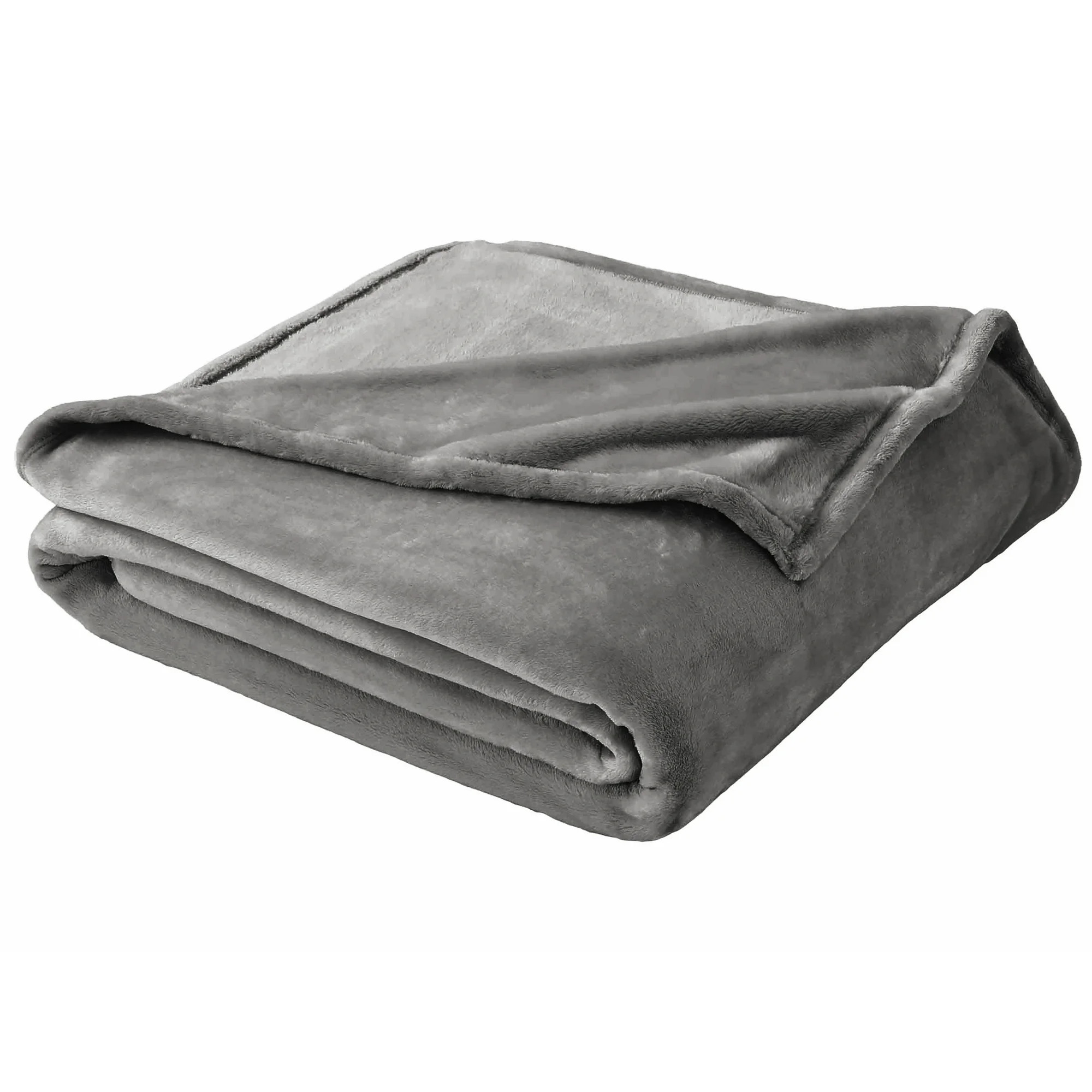 Better Homes & Gardens Luxury Velvet Plush Blanket, Dark Grey, Full/Queen, Adult/Teen - Walmart.c... | Walmart (US)