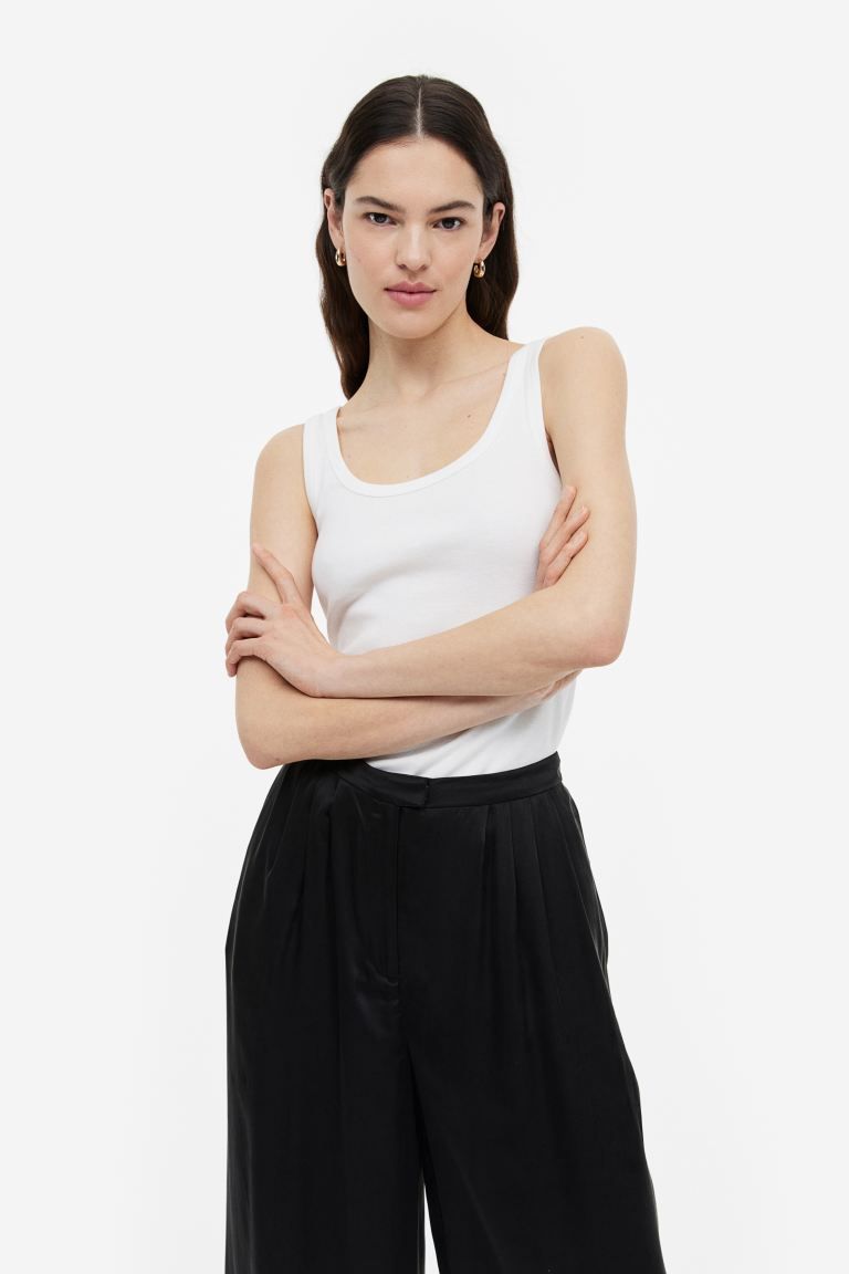 Pima Cotton Tank Top | H&M (US + CA)