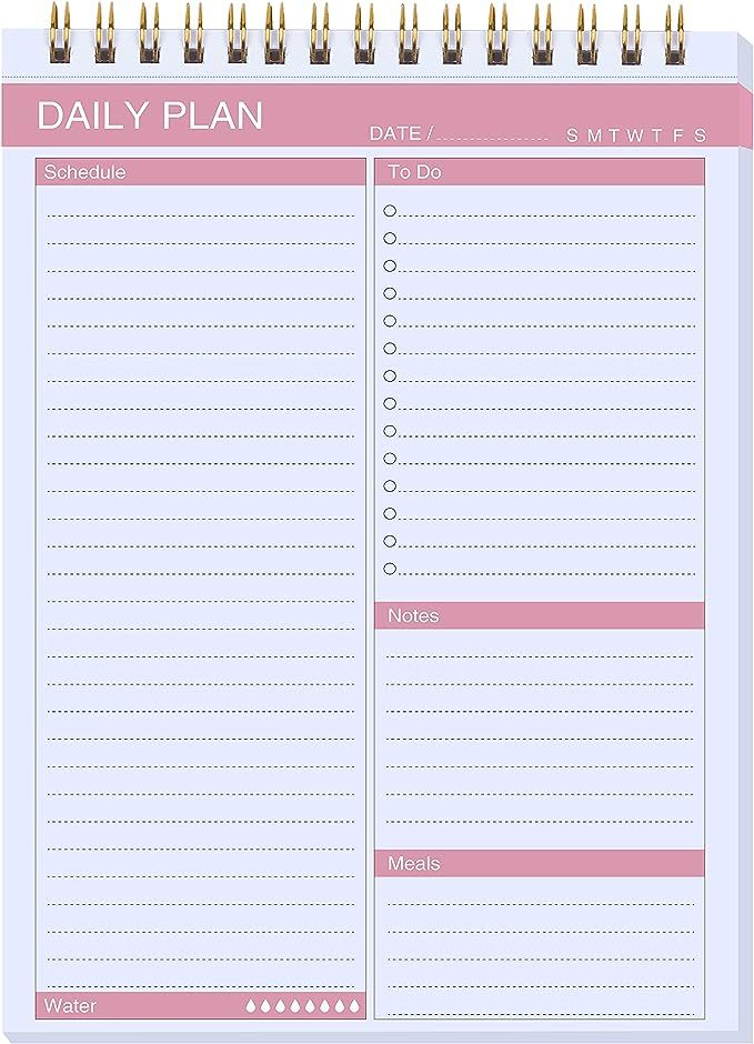 Amazon.com: Daily Planner - To Do Notepad, Schedule Organizer with 52 Undated 6.5" x 9.8" Tear-Of... | Amazon (US)