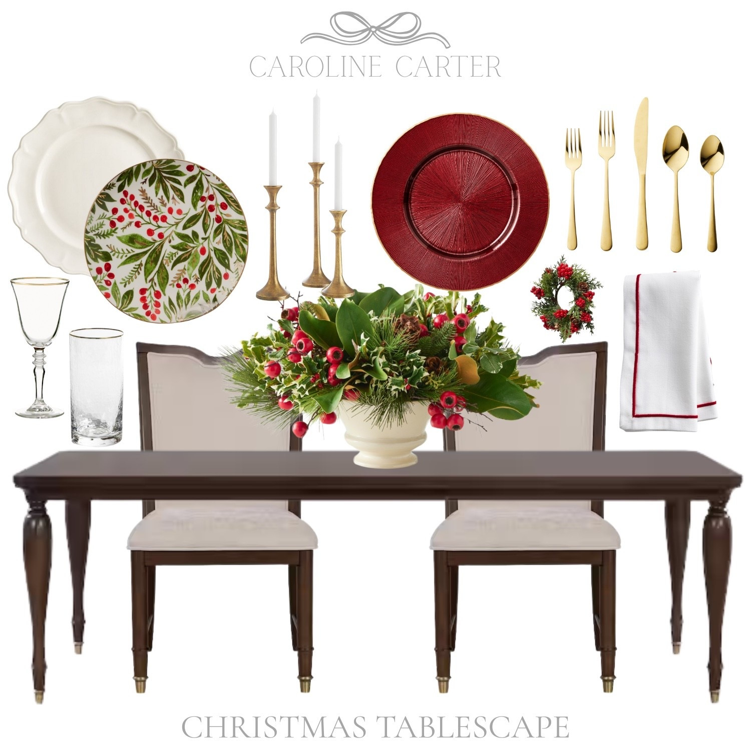 Classic Christmas tablescape ✨🎄 All pieces linked for an elegant holiday table.

Christmas Tablescape, holiday table decor, classic christmas decor, red and green tablescape, elegant holiday table, christmas entertaining, christmas dinner table, holiday dining room, gold flatware, christmas centerpiece, timeless christmas style

#LTKSeasonal #LTKHoliday #LTKHome