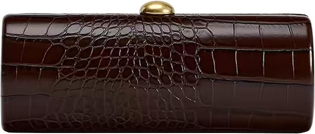 Vagen Leather Clutch Purses for Women Wedding Pu Evening Purse for Formal Proms-Brown | Amazon (US)