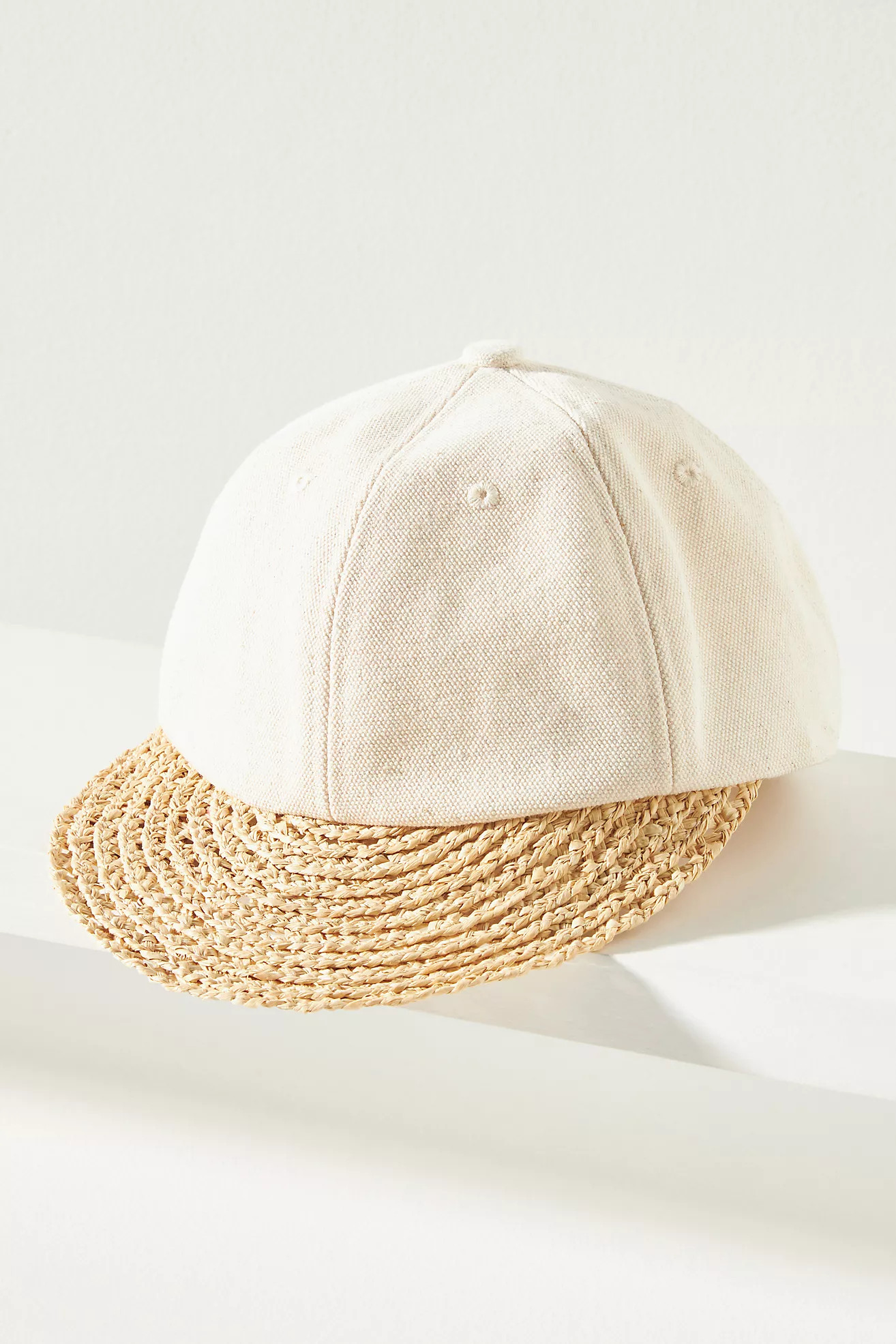 Straw-Brimmed Cap | Anthropologie (US)