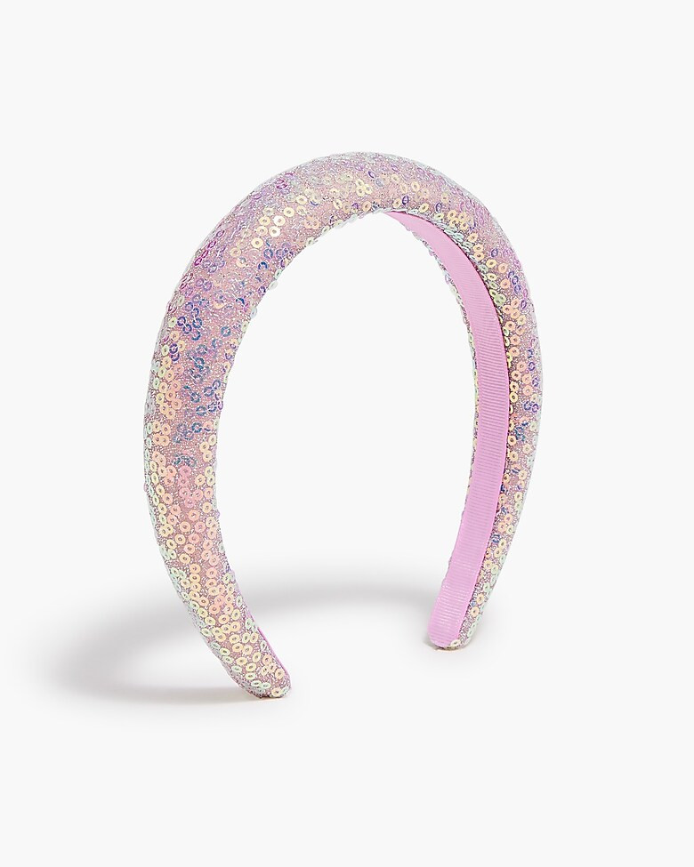 Girls' sequin puff headband | J.Crew Factory