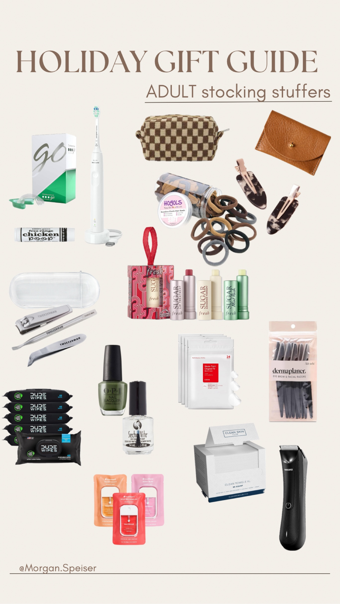 A few stocking stuffer ideas for adults, or teens. 








@Morgan.Speiser 
gift ideas, stocking ideas, stocking stuffers, adult gifts, teen gifts, self care, christmas gift ideas.  

#LTKHoliday #LTKGiftGuide #LTKSeasonal