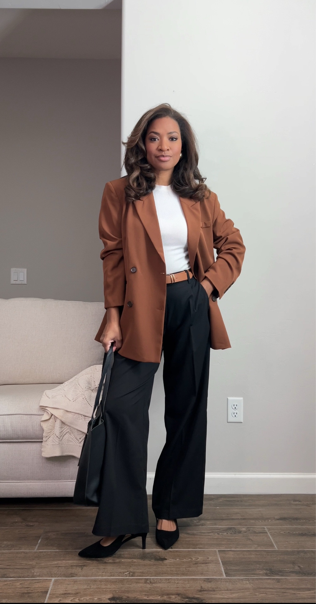 Wearing a size small in the blazer. Linking similar black slacks. I wear a size 4

#LTKFindsUnder50 #LTKWorkwear #LTKFindsUnder100