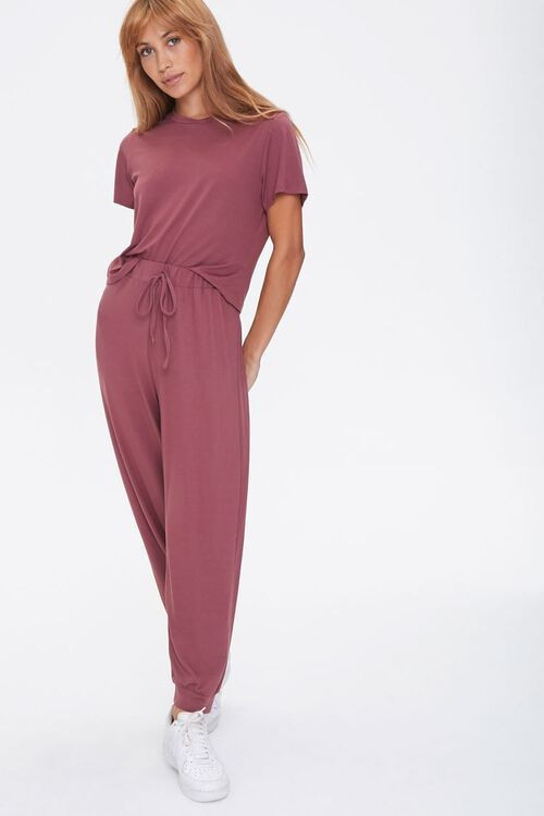 Crew Tee & Joggers Lounge Set | Forever 21 (US)