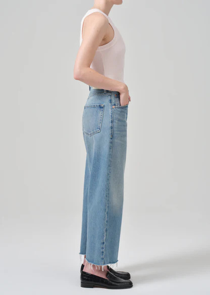 Ayla Raw Hem Crop in Sodapop | Citizens of Humanity