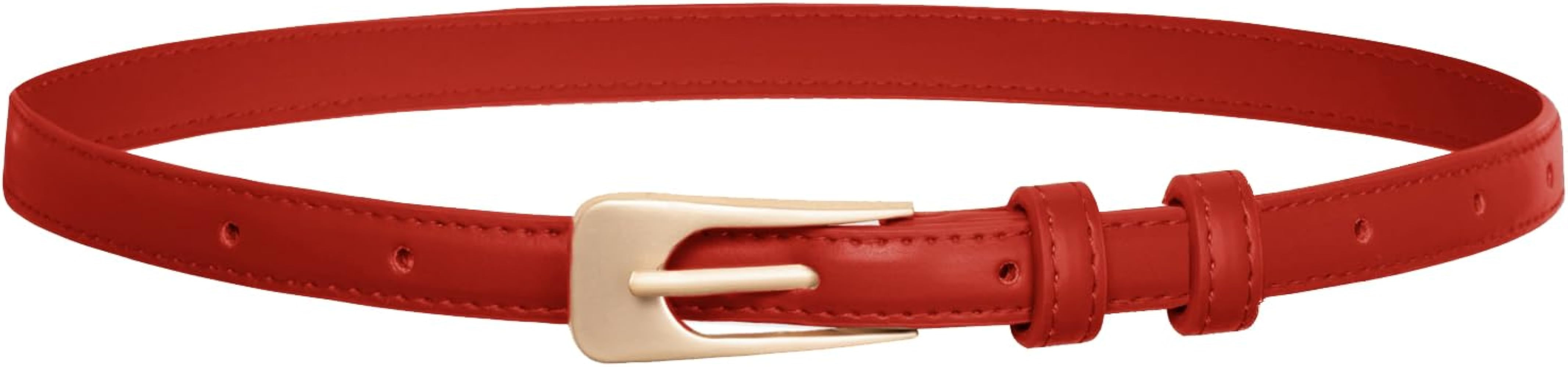 GRACE KARIN Women Leather Belt Skinny Leather Belt Thin Belt for Jeans Dresses Vintage Belt with ... | Amazon (US)