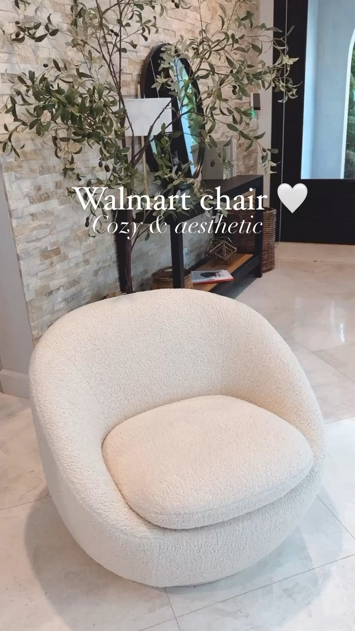 I just got the perfect cozy and aesthetic chair for my master bedroom
It spins and it’s sooo cute and comfy! 

#LTKhome #LTKU #LTKfamily