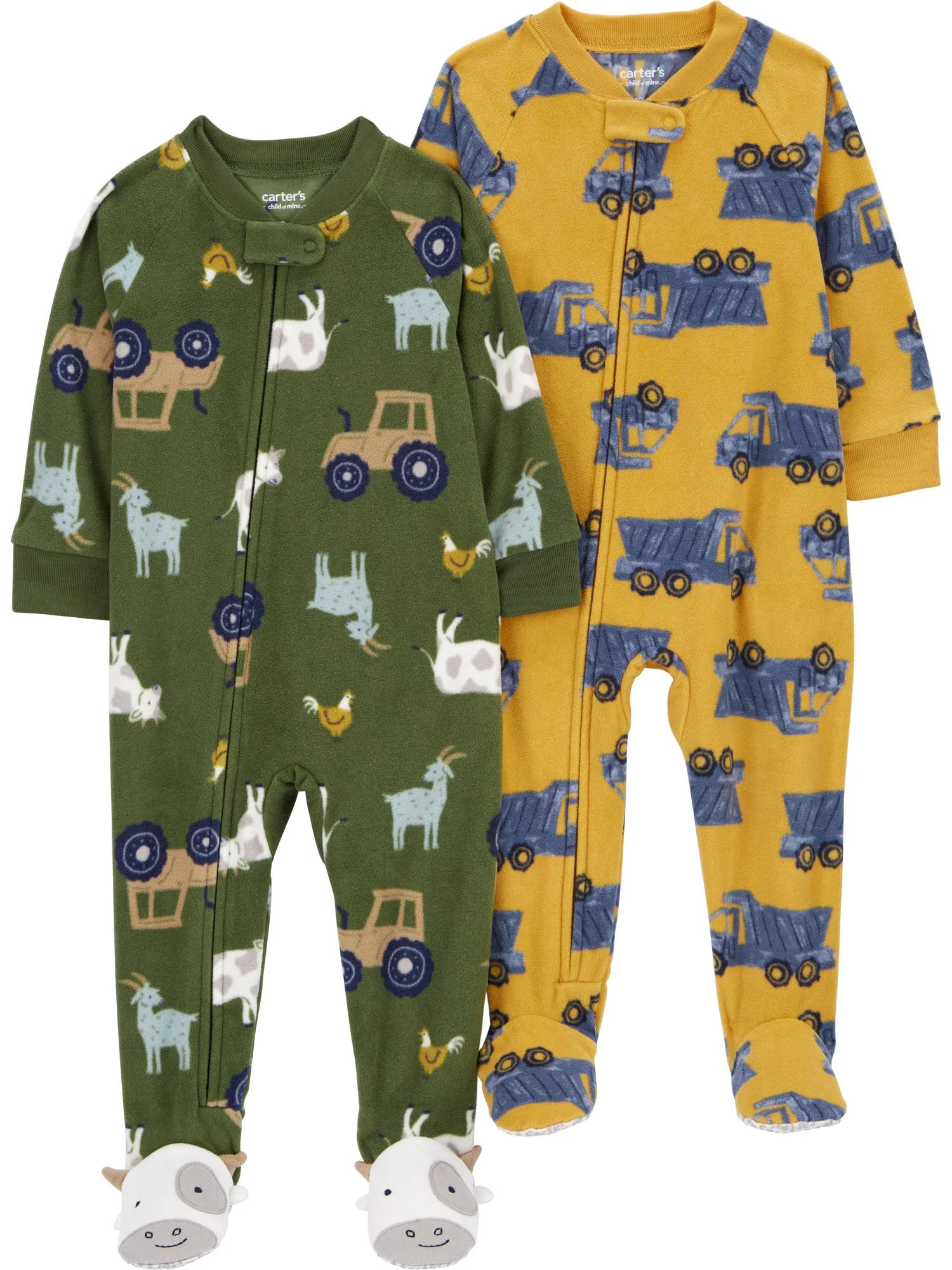 Carter's Child of Mine Toddler Boy Pajama Sleeper, 2-Pack, One-Piece, Sizes 12M-5T | Walmart (US)