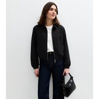 Women's Black Bomber Jacket New Look | New Look (UK)
