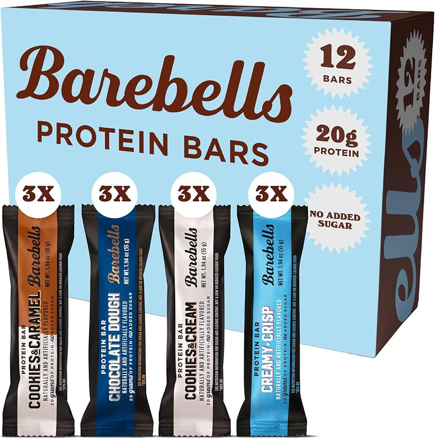 Barebells Protein Bars People's Choice Variety Pack – 12 Bars, Nutritious Snacks with 20g of Hi... | Amazon (US)