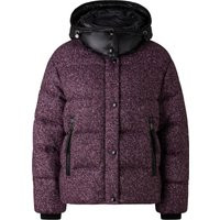 BOGNER Eve Tweed down jacket for women - Plum/Black - 16/3XL | Bogner (US)