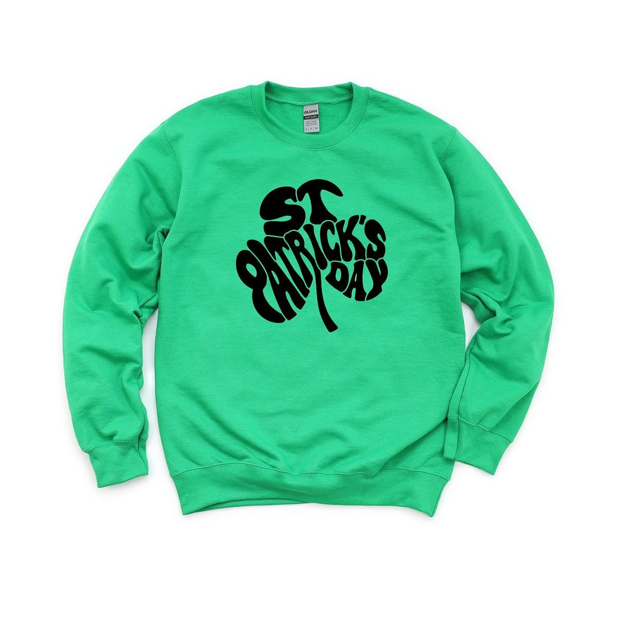 Simply Sage Market Women's Graphic Sweatshirt St. Patrick's Day Word Shamrock | Target