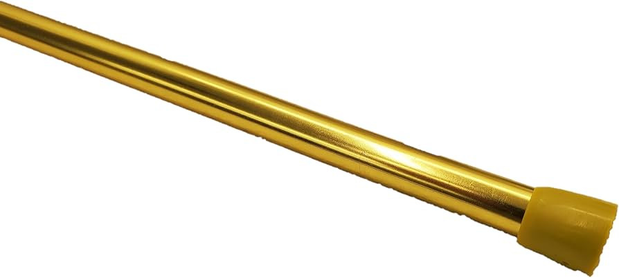 Van Wyck Regular Duty Lightweight Tension Rod 7/16" Diameter Adjusts from 18-28 Inches Brass Fini... | Amazon (US)