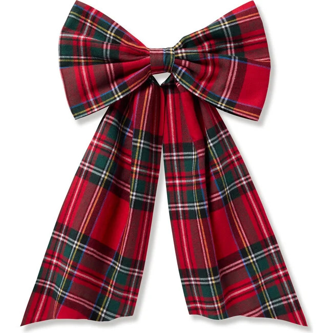 Petite Plume | Wreath Bow, Imperial Tartan (Red) | Maisonette | Maisonette