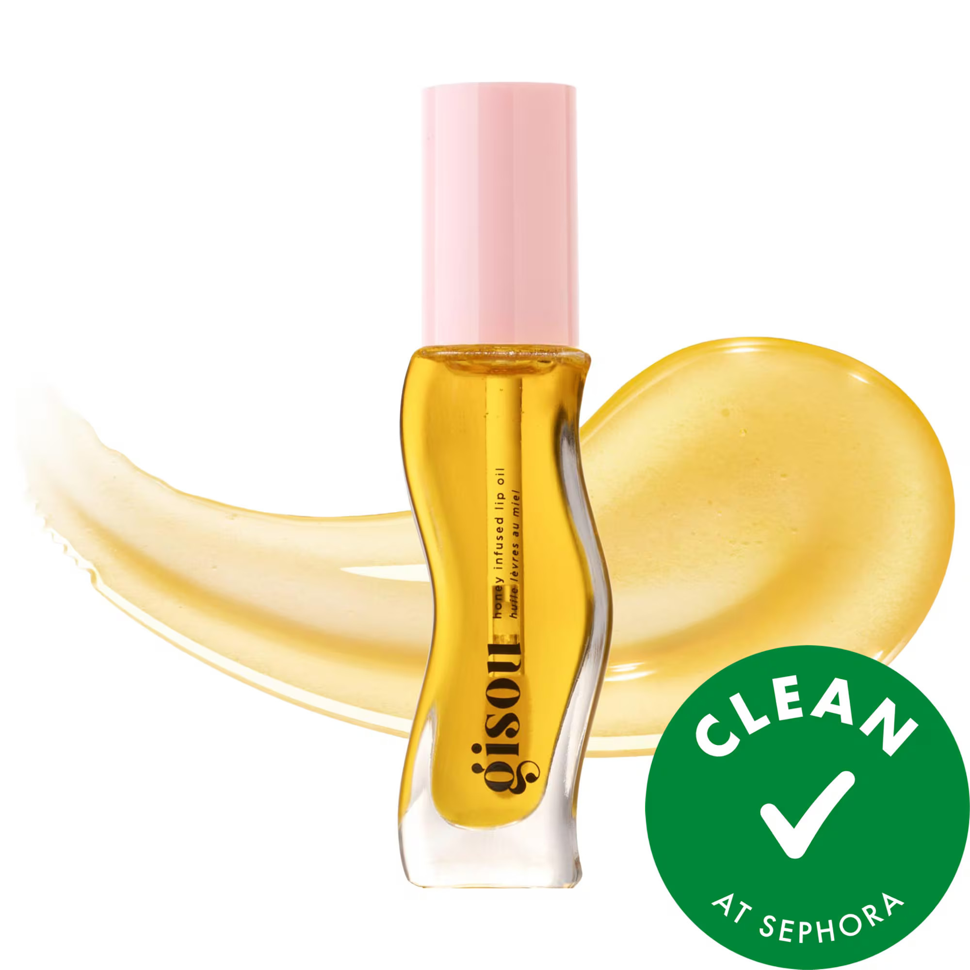Gisou Honey Infused Hydrating Lip Oil Honey Gold 0.27 oz / 8 mL | Sephora (US)