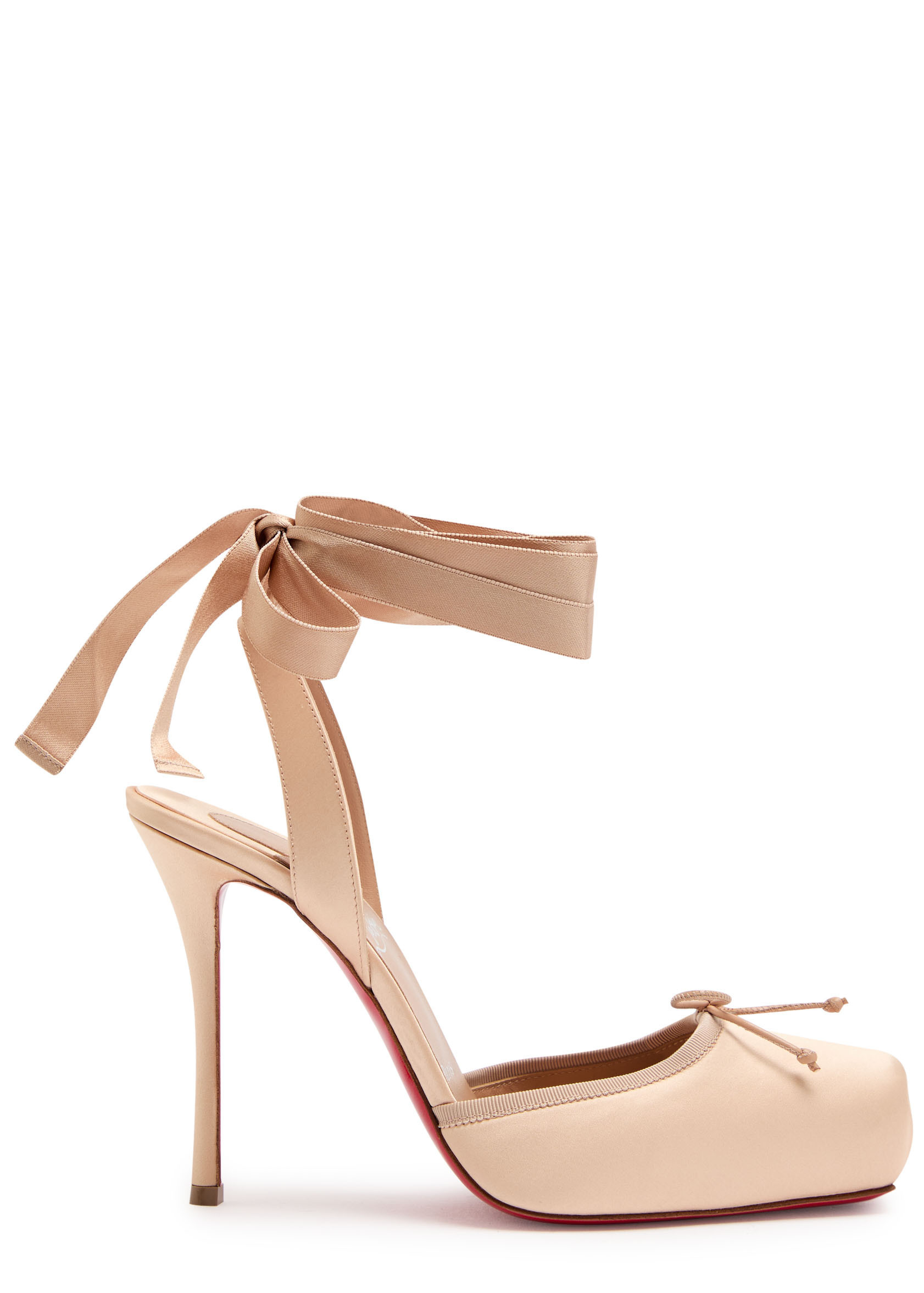 Cassia Lace Up 100 satin pumps | Harvey Nichols