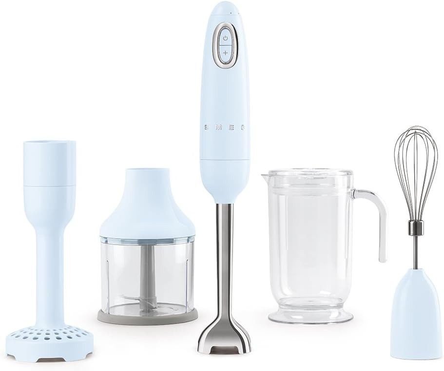 Smeg HBF02PBUS Hand Blender, One Size, Pastel Blue | Amazon (US)