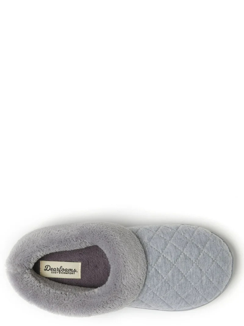 Dearfoams Cozy Comfort Women's Quilted Jersey Clog | Walmart (US)