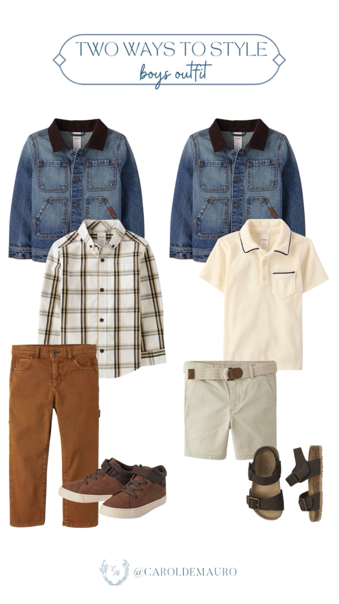 One adorable staple piece, two completely different ways to wear it! Sharing my favorite ways to mix and match this versatile toddler jacket for everything from busy playdates to family dinners. Shop these little wardrobe essentials to get the absolute most out of their closet!

toddler fashion, toddler style, capsule wardrobe, kids clothes, mom hacks, boys fashion

#LTKootd #LTKKids #LTKSeasonal