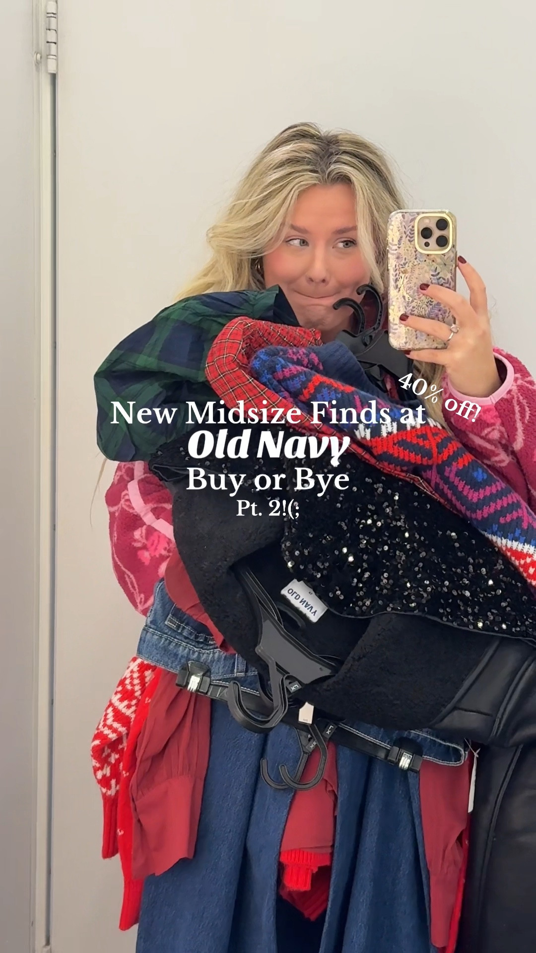 Well since you guys ATE UP pt 1 of this try on l figured I wouldn’t make you wait for pt.2😜
Comment TWO for links!

New Midsize Holiday Finds @oldnavy pt. 2!

Sizing info👇🏼
For reference I’m 5’7” size 12/L/XL
Sheer top Large true to size
Shorts Large (I normally have to size up to XL in this kinda thing)
Leather jacket XL for oversized fit
Velvet top Large
Skirt Large
Sweater XL
Jeans 12
Plaid top Large
Top at the end Large

Follow for weekly midsize fashion finds!
Everything 🔗 in my bío!

#midsizefashion #shopwithme #midsize #midsizeoutfits #fallfashion #oldnavy #oldnavytryon #oldnavyhaul

#LTKMidsize #LTKFindsUnder50 #LTKHoliday