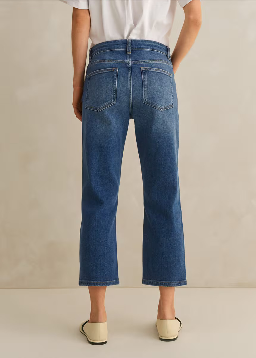 Short Authentic Slim Crop Jean | ME+EM US