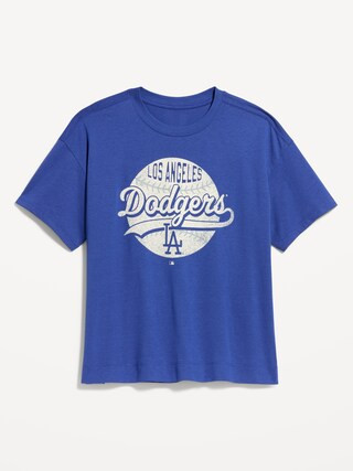 Los Angeles Dodgers Crew-Neck T-Shirt for Women | Old Navy (US)