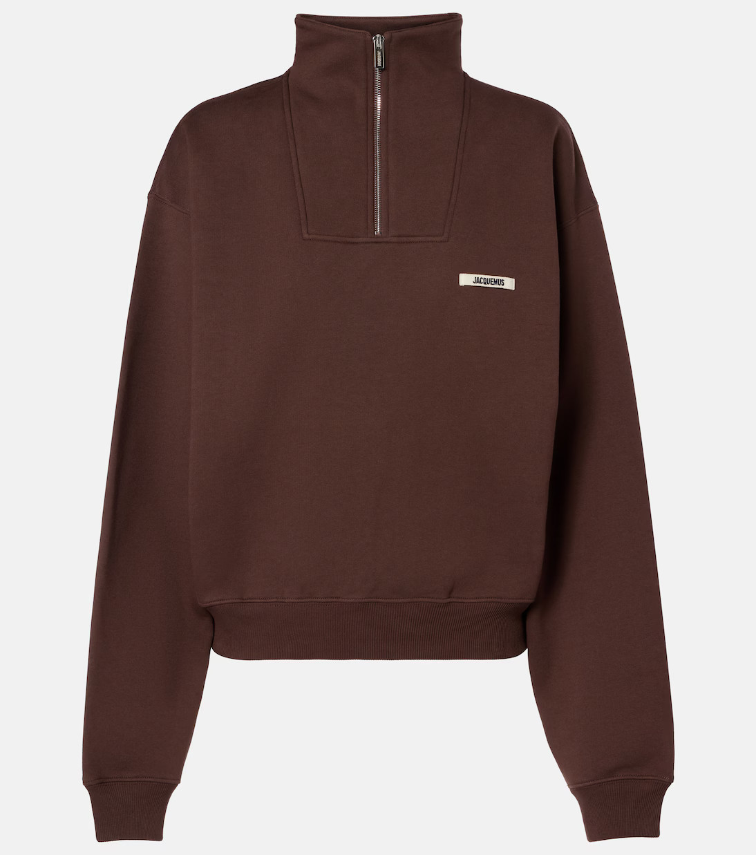 Cotton fleece half-zip sweater | Mytheresa (US/CA)