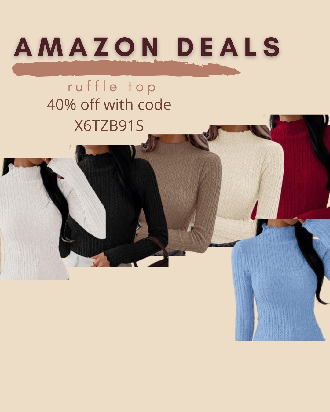 Only $6 ends 10/5

Amazon fashion
Amazon deals
Ruffle top
Cute top

#LTKSaleAlert