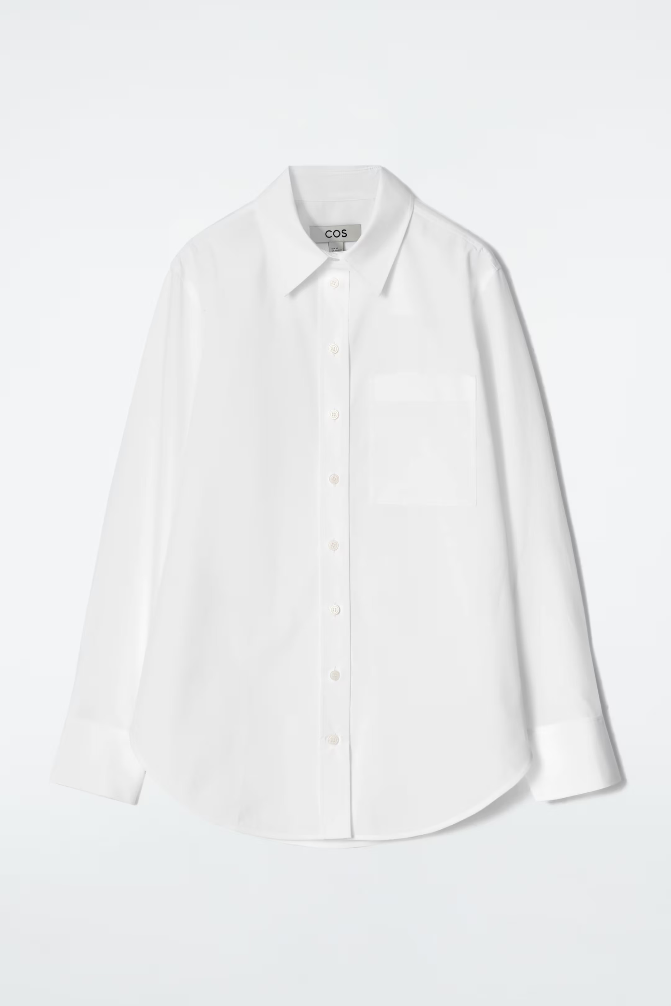 TAILORED PIMA COTTON SHIRT - WHITE | COS | COS (EU)