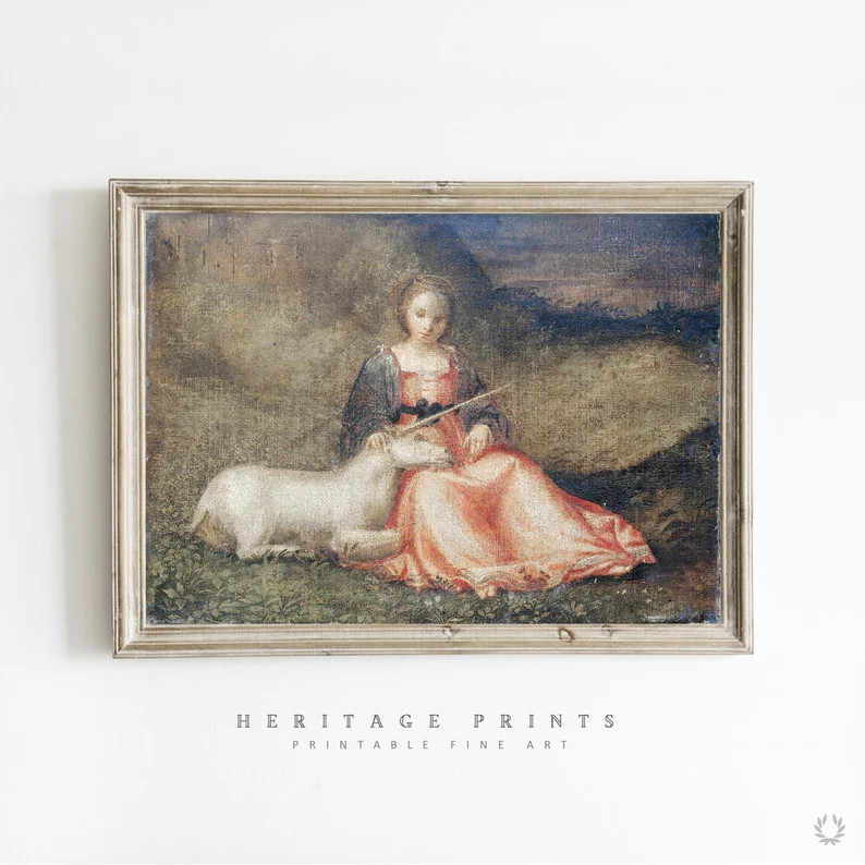 Retro Girl Bedroom Wall Art Vintage Nursery Printable - Etsy | Etsy (US)