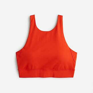 CloudStretch high-neck sports bra | J. Crew US