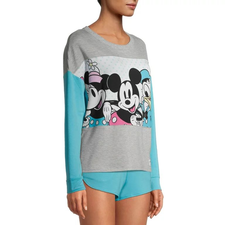 Mickey Mouse Women's and Women's Plus Disney License Long Sleeve Top | Walmart (US)